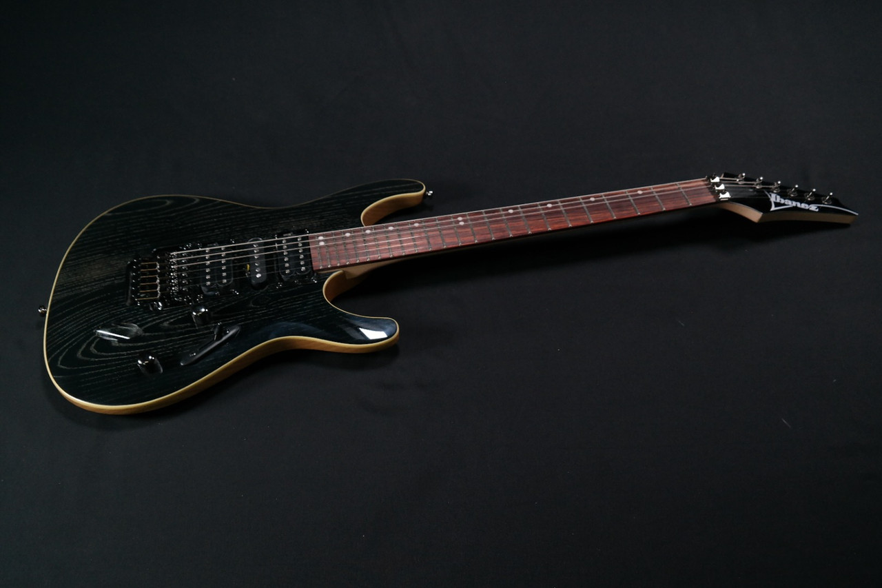 Ibanez S570AH-SWK Silver Wave Black - Liberty Music