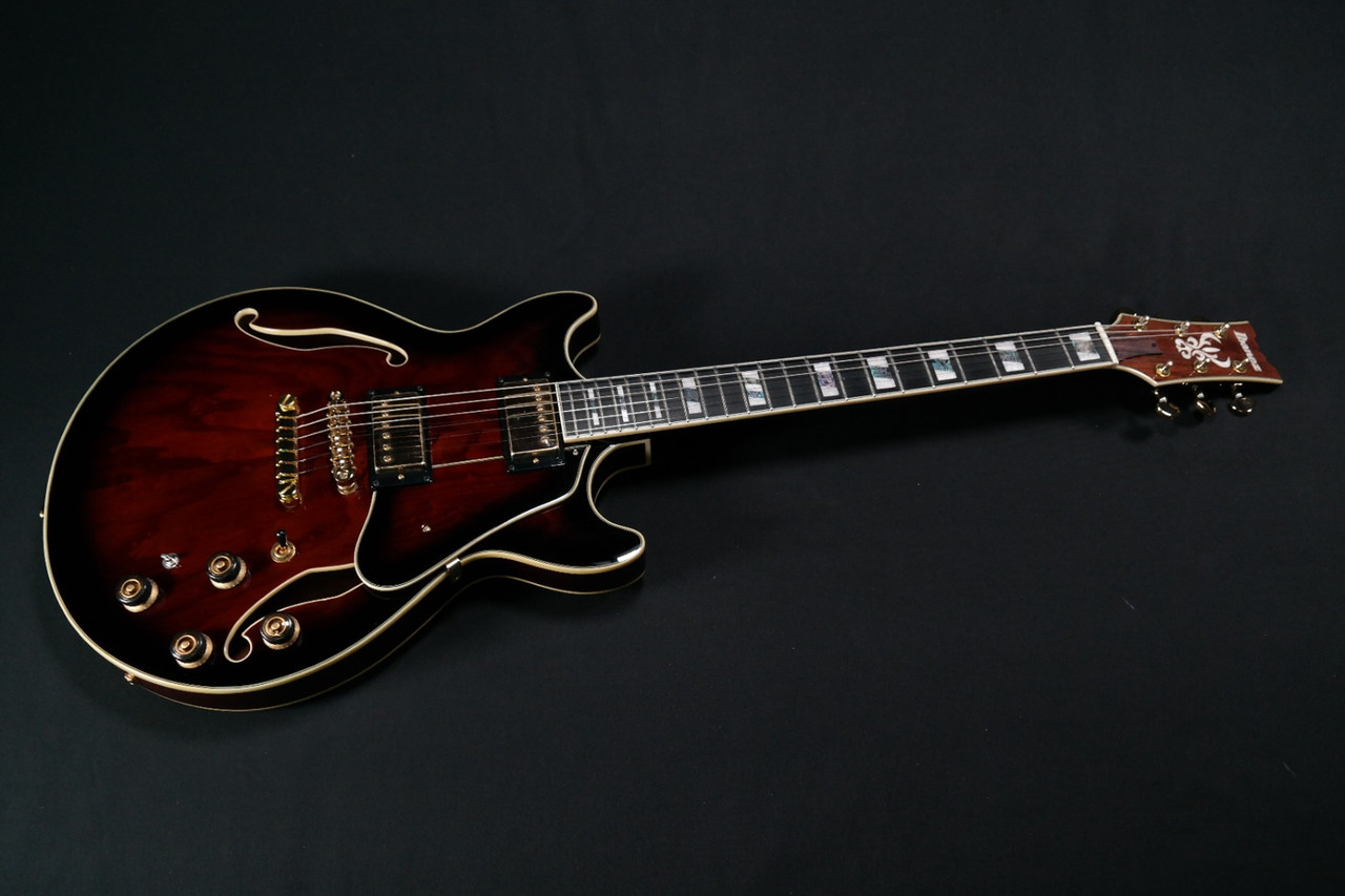 Ibanez Am153qa Artstar Series Electric Guitar Dark Brown Sunburst