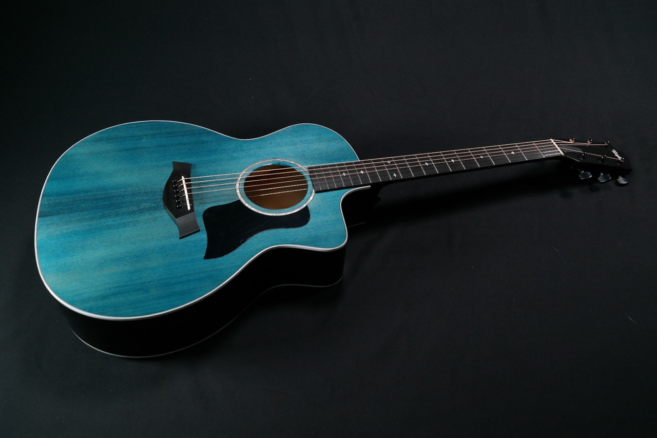 Taylor 214ce DLX LTD Limited Edition Black/Trans Blue - 295