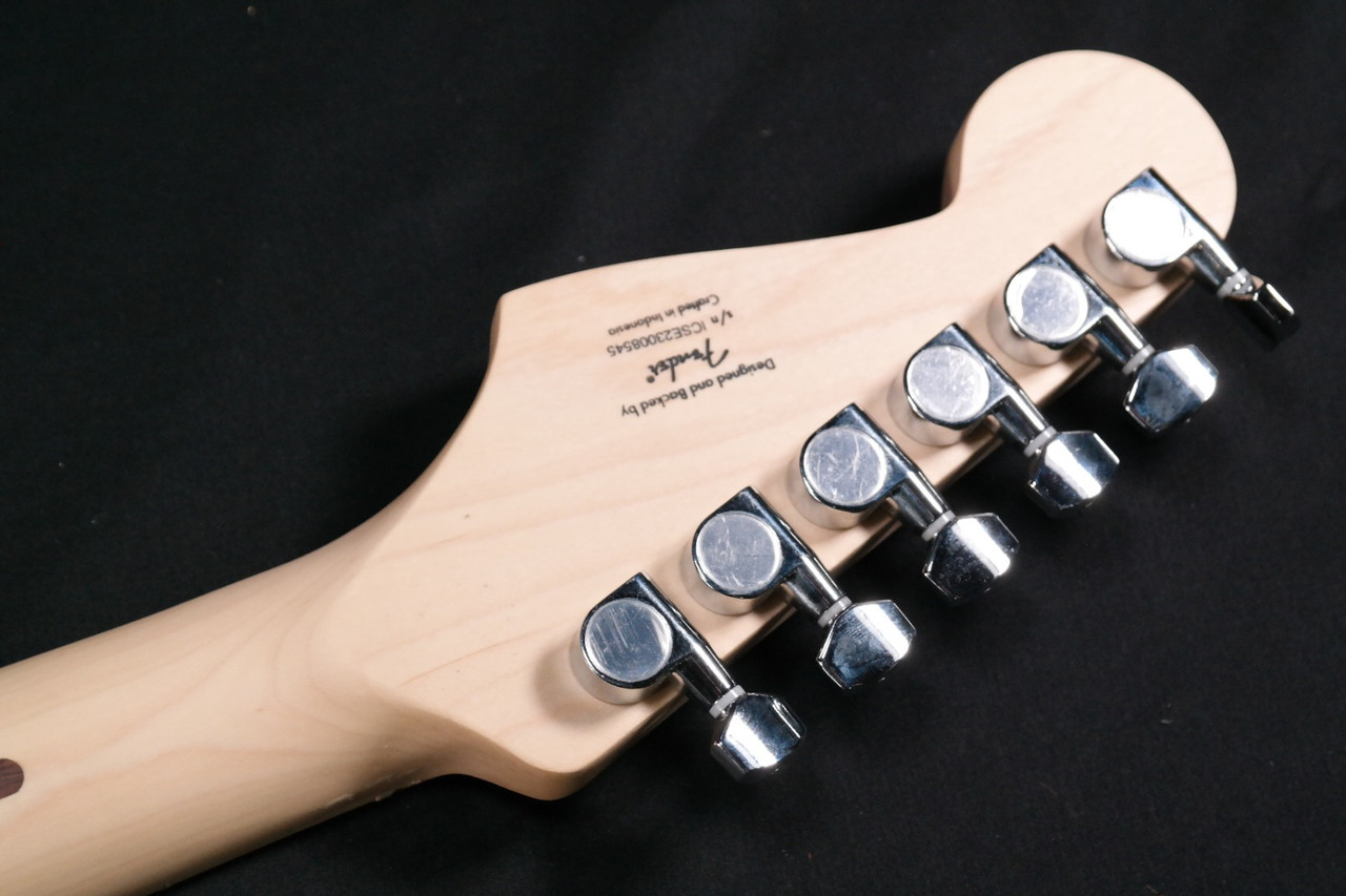 【ラッカー塗装】Squier Stratocaster MOD 2024 Squier Sonic Stratocaster Lemon/Lime Modded Electric Guitar