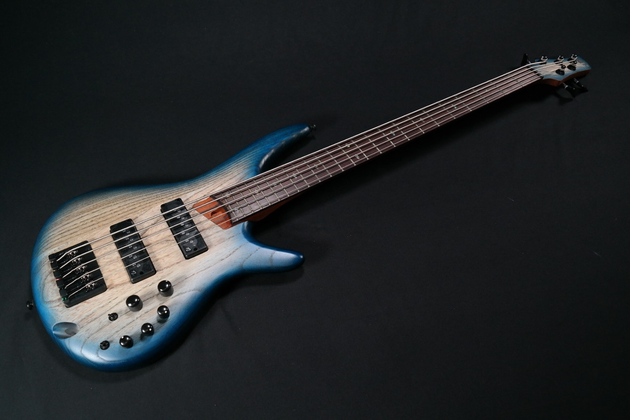 Ibanez SR605E Bass Cosmic Blue Starburst Flat 554 - Liberty Music