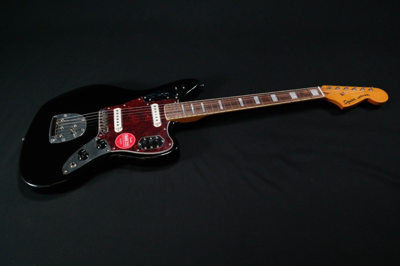 Squier Classic Vibe '70s Jaguar - Laurel Fingerboard - Black - 042