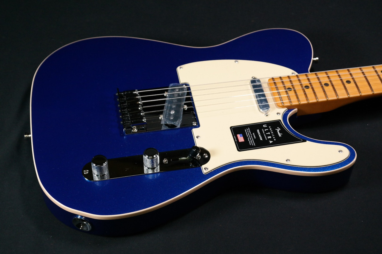 Fender american ultra telecaster mn cobra blue hotsell