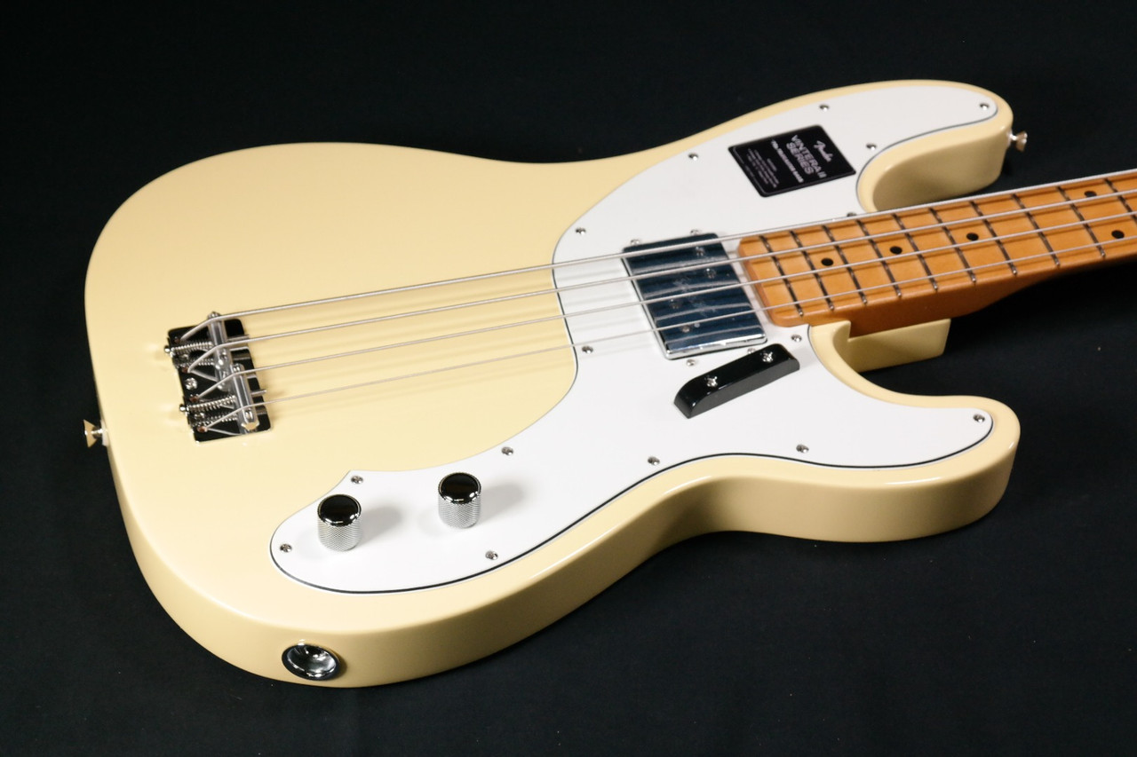 Fender Vintera II 70s Telecaster Bass, Maple Fingerboard, Vintage White 761