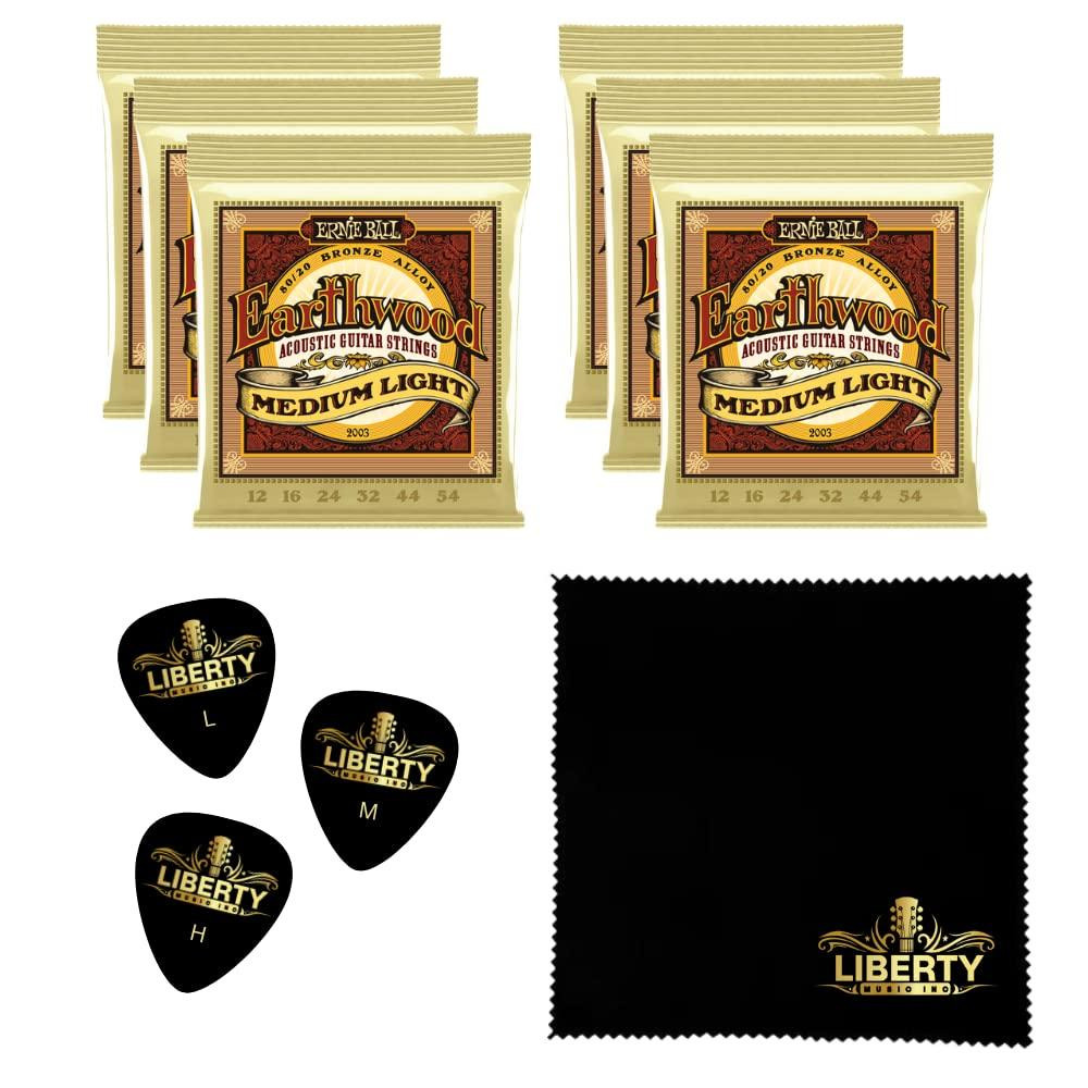 Sets Ernie Ball Earthwood Medium Light 80/20 Bronze Acoustic - Main Image
