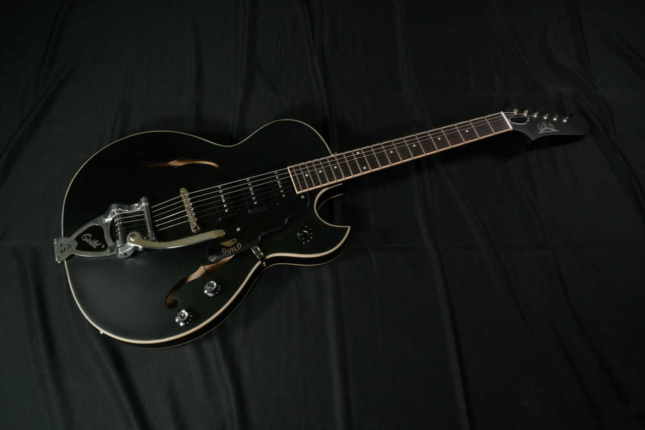 Guild Starfire I Jet 90 NEW Newark Florentine Cut Semi Hollow w