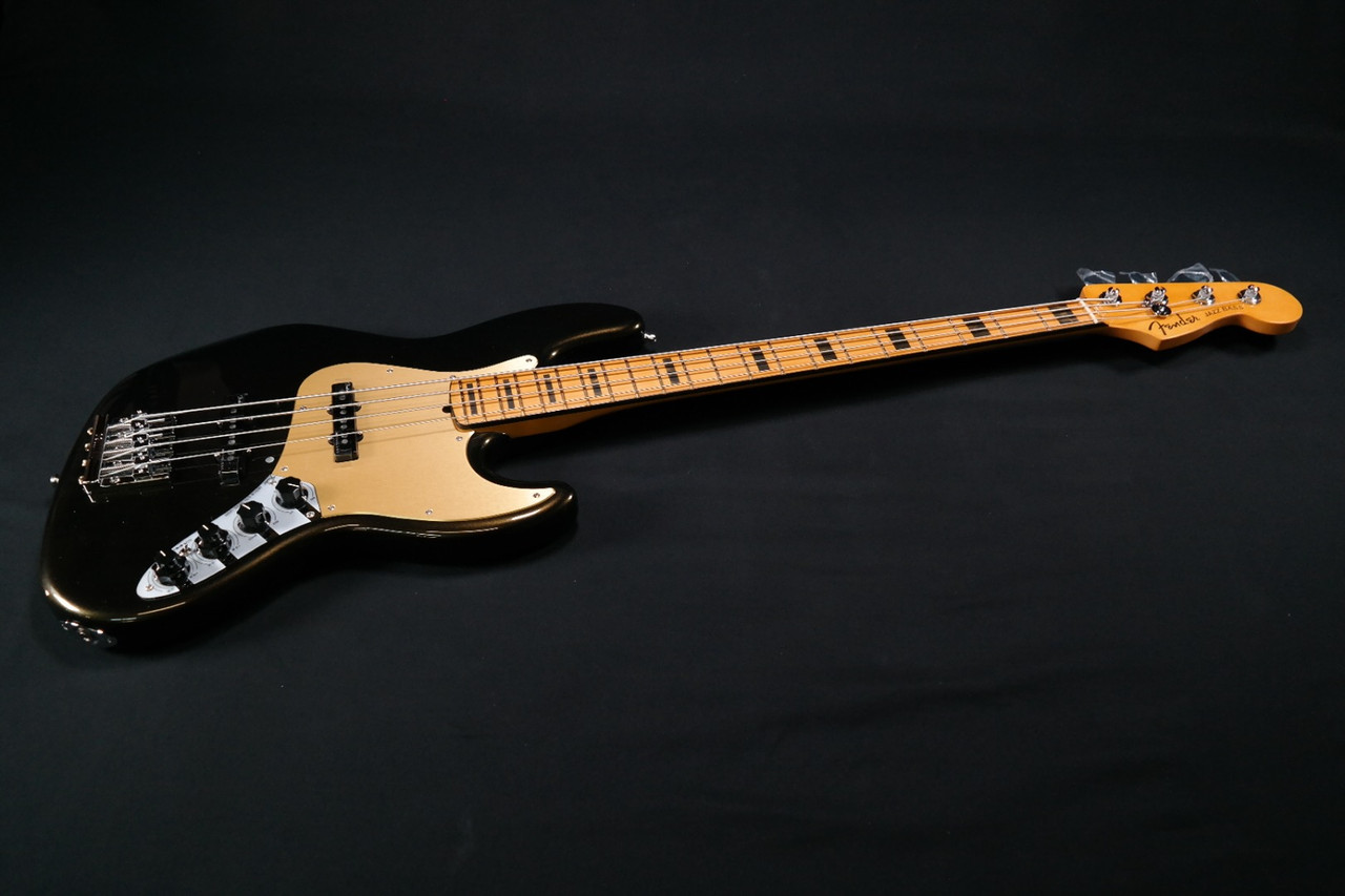 Fender American Ultra Jazz Bass - Maple Fingerboard - Texas Tea