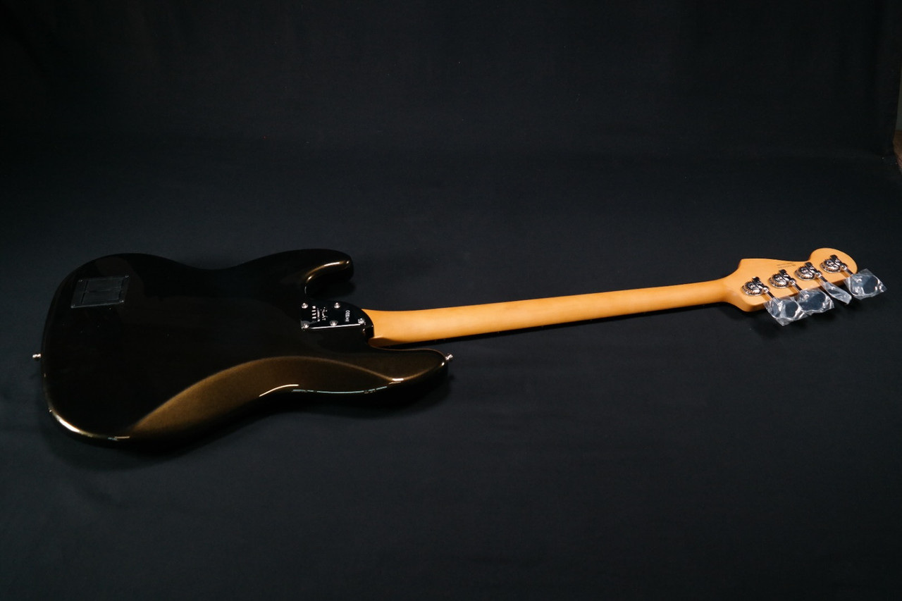 Fender American Ultra Jazz Bass - Maple Fingerboard - Texas Tea