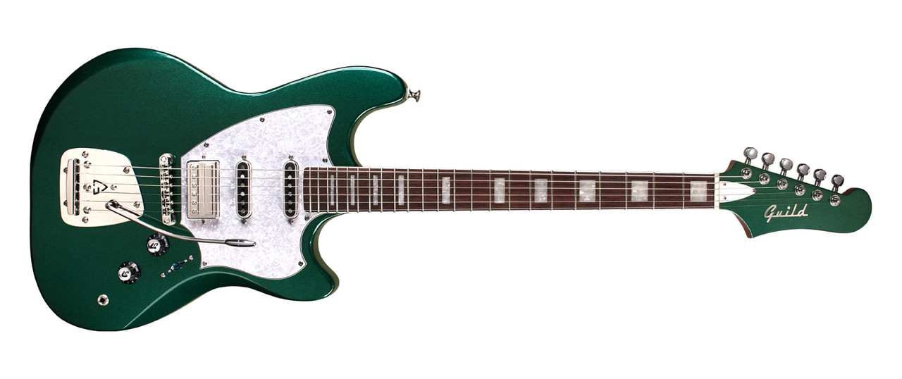 Guild Surfliner Deluxe - Evergreen Metallic with Rosewood 