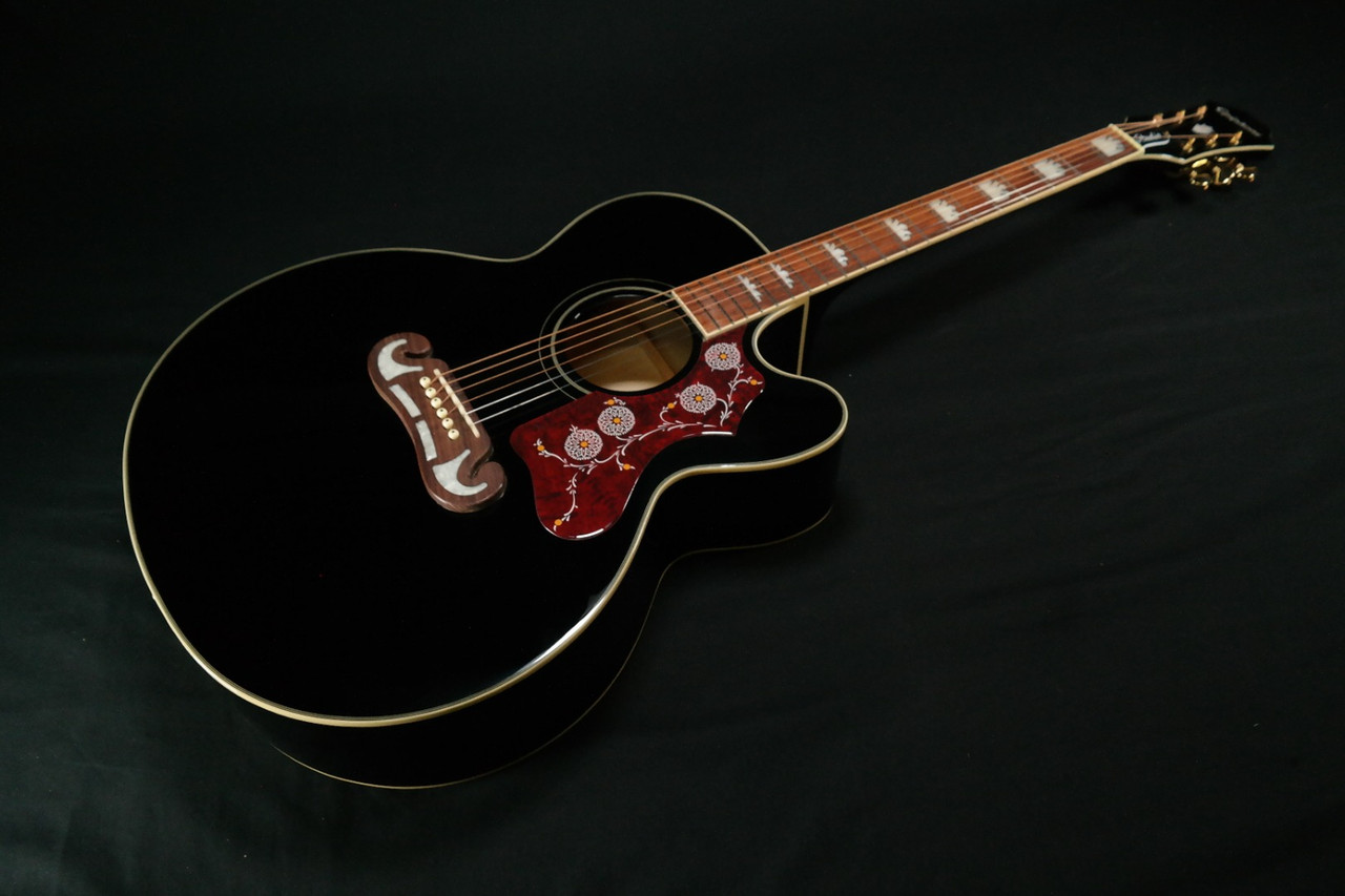 Epiphone J-200 EC Studio (Solid Top; Fishman Presys) Black - 664