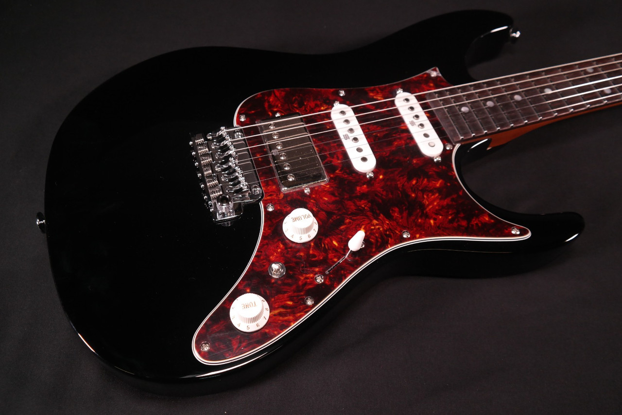 Ibanez AZ2204NBK AZ Prestige 6str Electric Guitar w/Case - Black