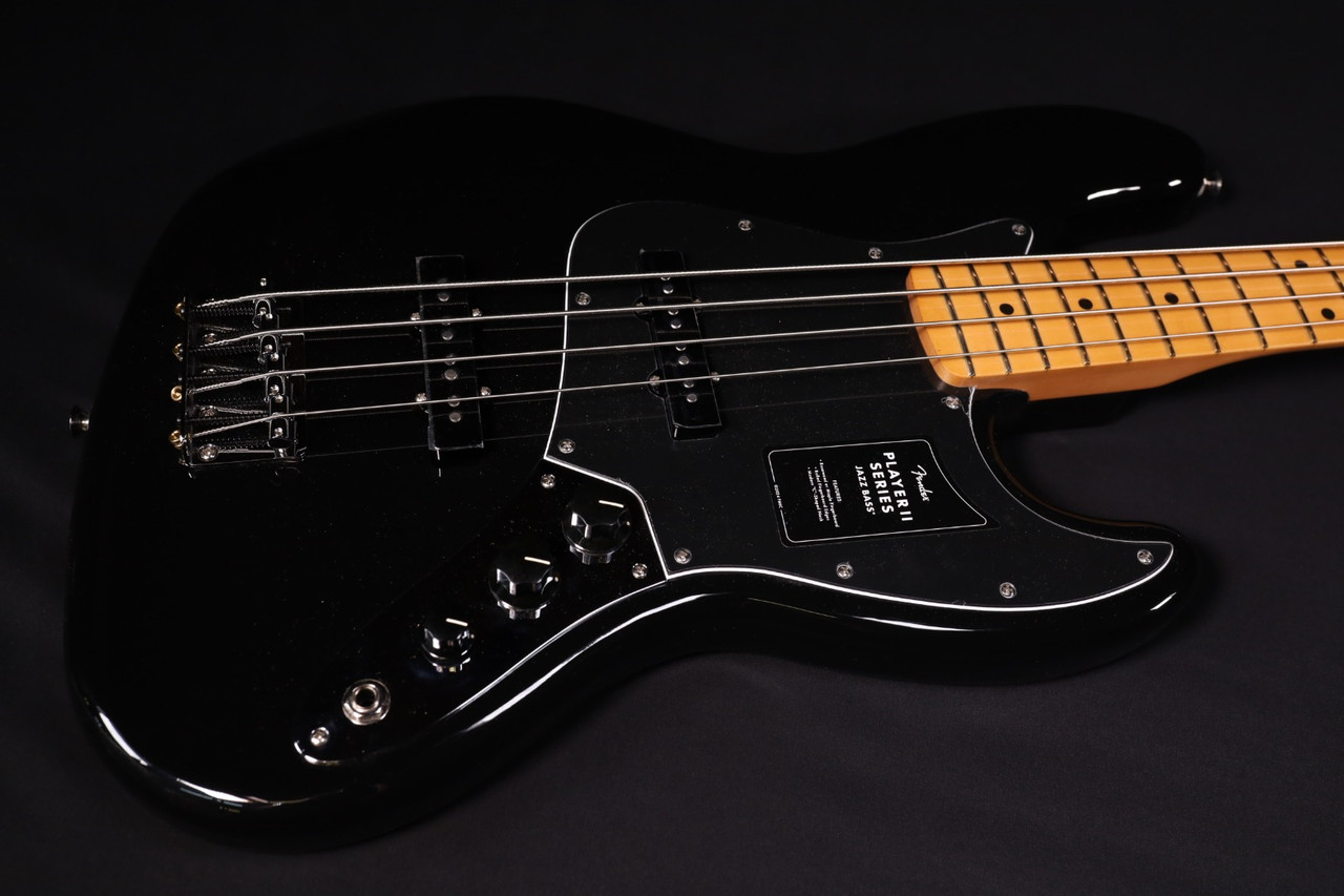 Fender ジャズベース BLACK Fender Player II Jazz Bass Maple Fingerboard Black - 0140482506