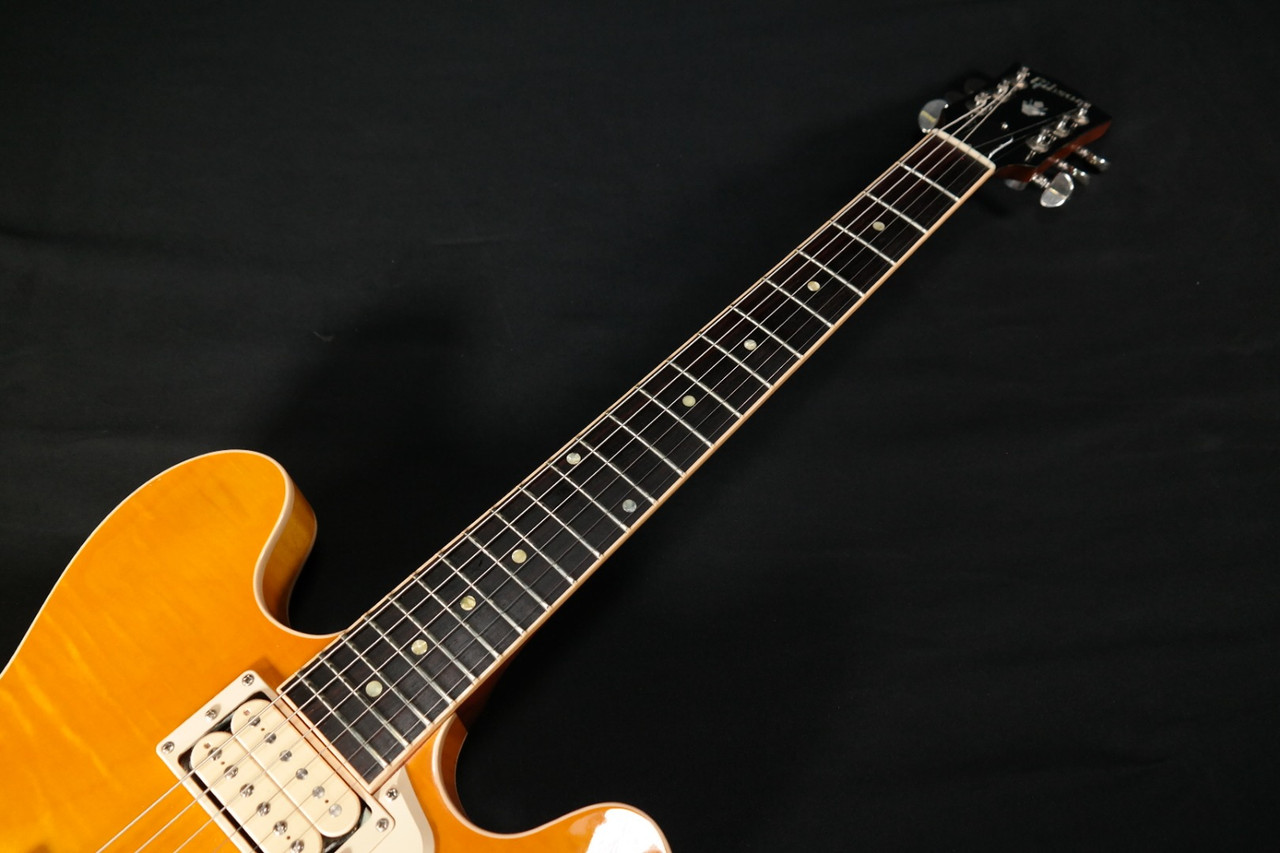 Gibson Memphis ES-335 2014 Ultra Flamed Rare Yellow 727 Gibson Memphis ES-335 2014 Ultra Flamed Rare Yellow 727