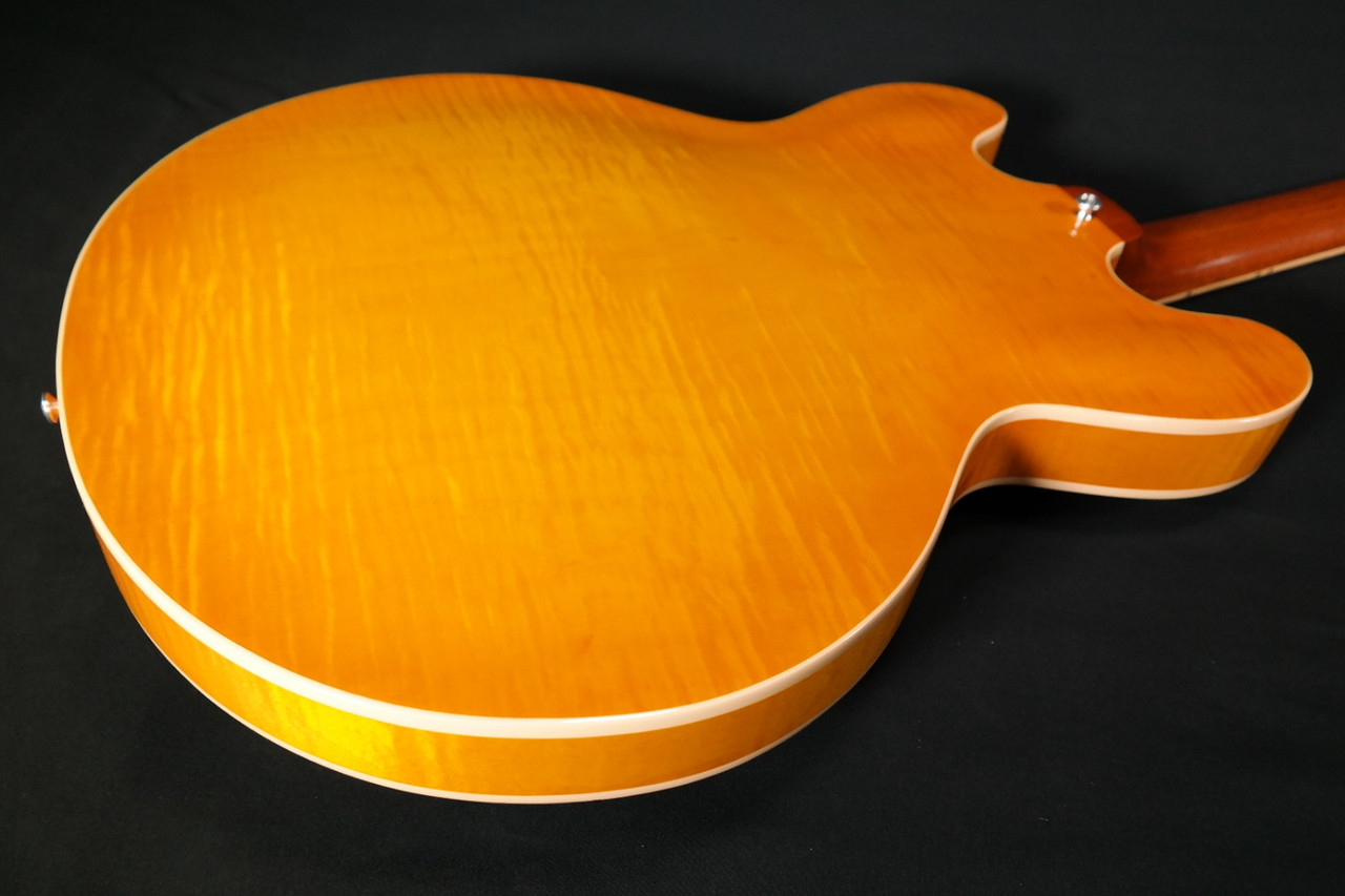 Gibson Memphis ES-335 2014 Ultra Flamed Rare Yellow 727 Gibson Memphis ES-335 2014 Ultra Flamed Rare Yellow 727