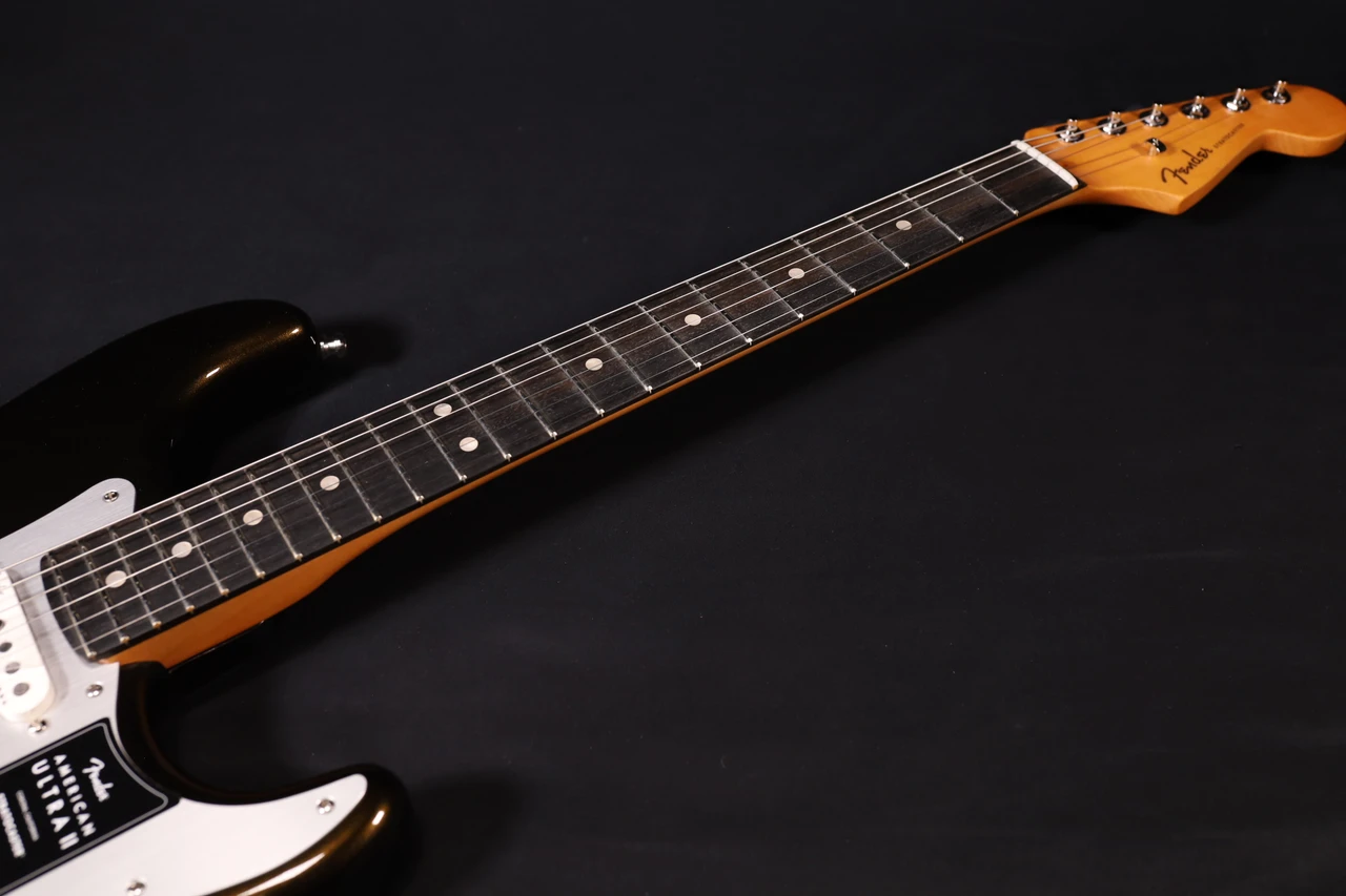 Fender American Ultra II Stratocaster Ebony Fingerboard Texas Tea