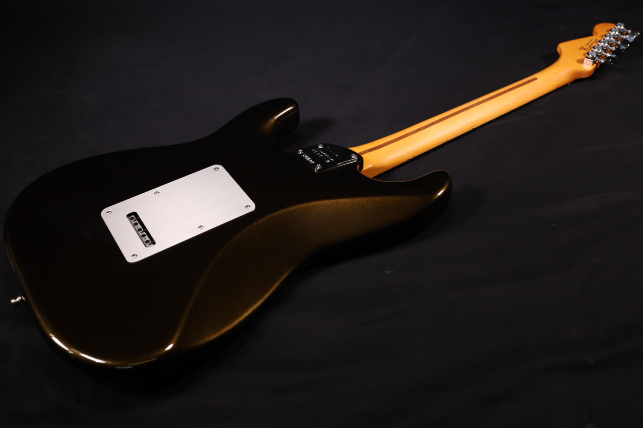 Fender American Ultra II Stratocaster Ebony Fingerboard Texas Tea