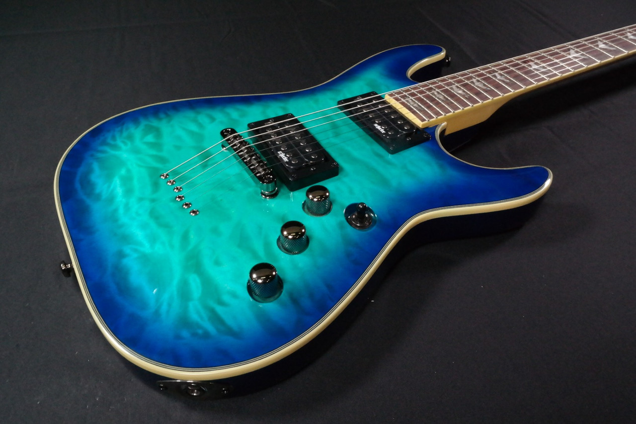 Schecter Guitar Research 2015 Omen Extreme-6 Electric Guitar Ocean