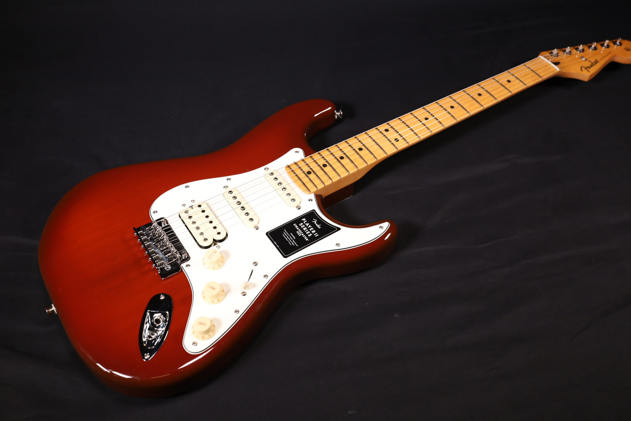 Fender Player II Stratocaster HSS Maple Fingerboard Transparent