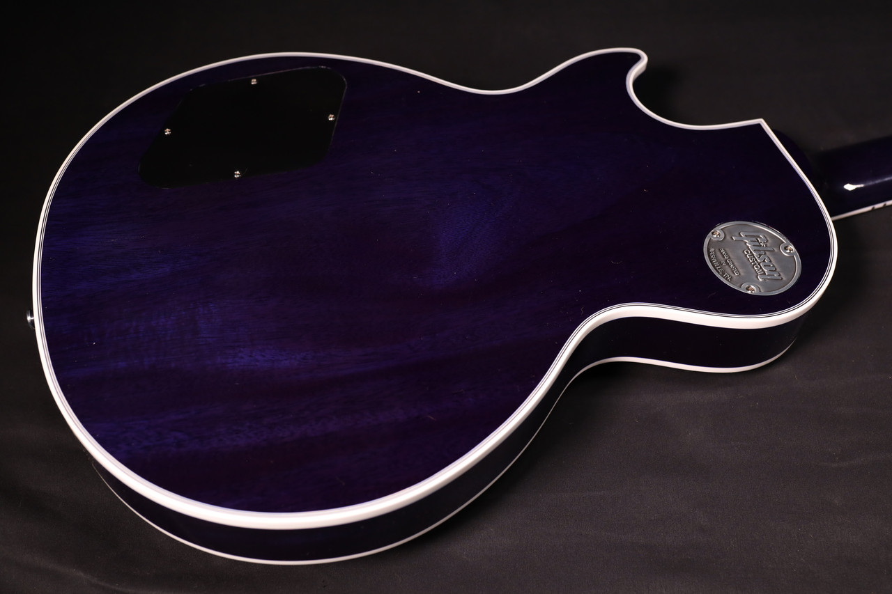 ギター GibsonLesPaulClassiPremiumPlus TransBlue Gibson Les Paul Classic Premium Plus Trans Blue 1996 From