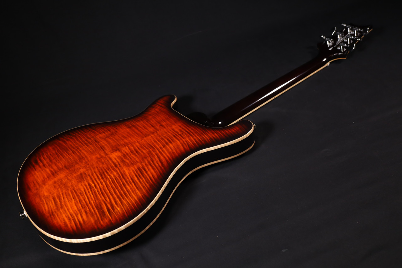 PRS SE Hollowbody II Piezo, Orange Tiger Smokeburst 123 - Liberty