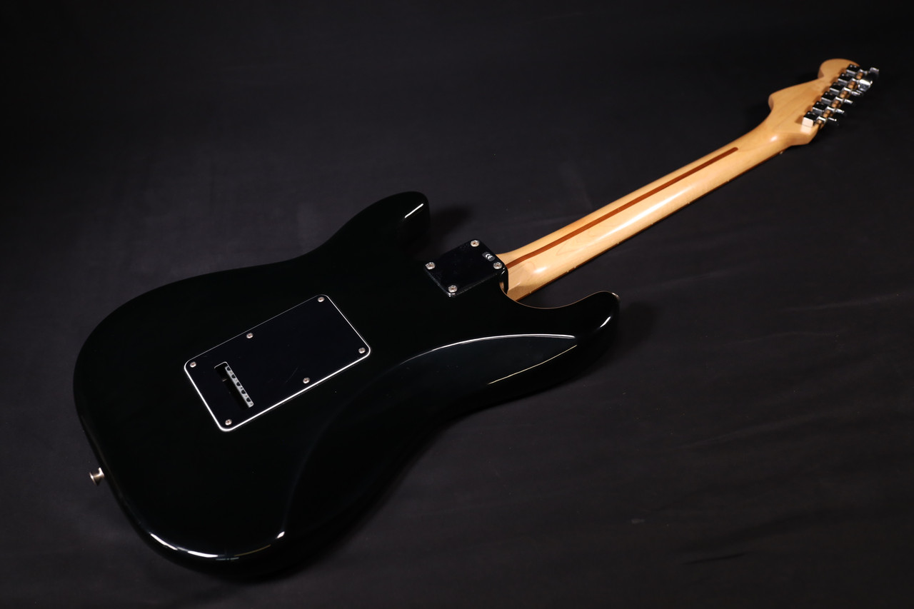 90s Fender Stratocaster Black with Pearloid Pickguard 247