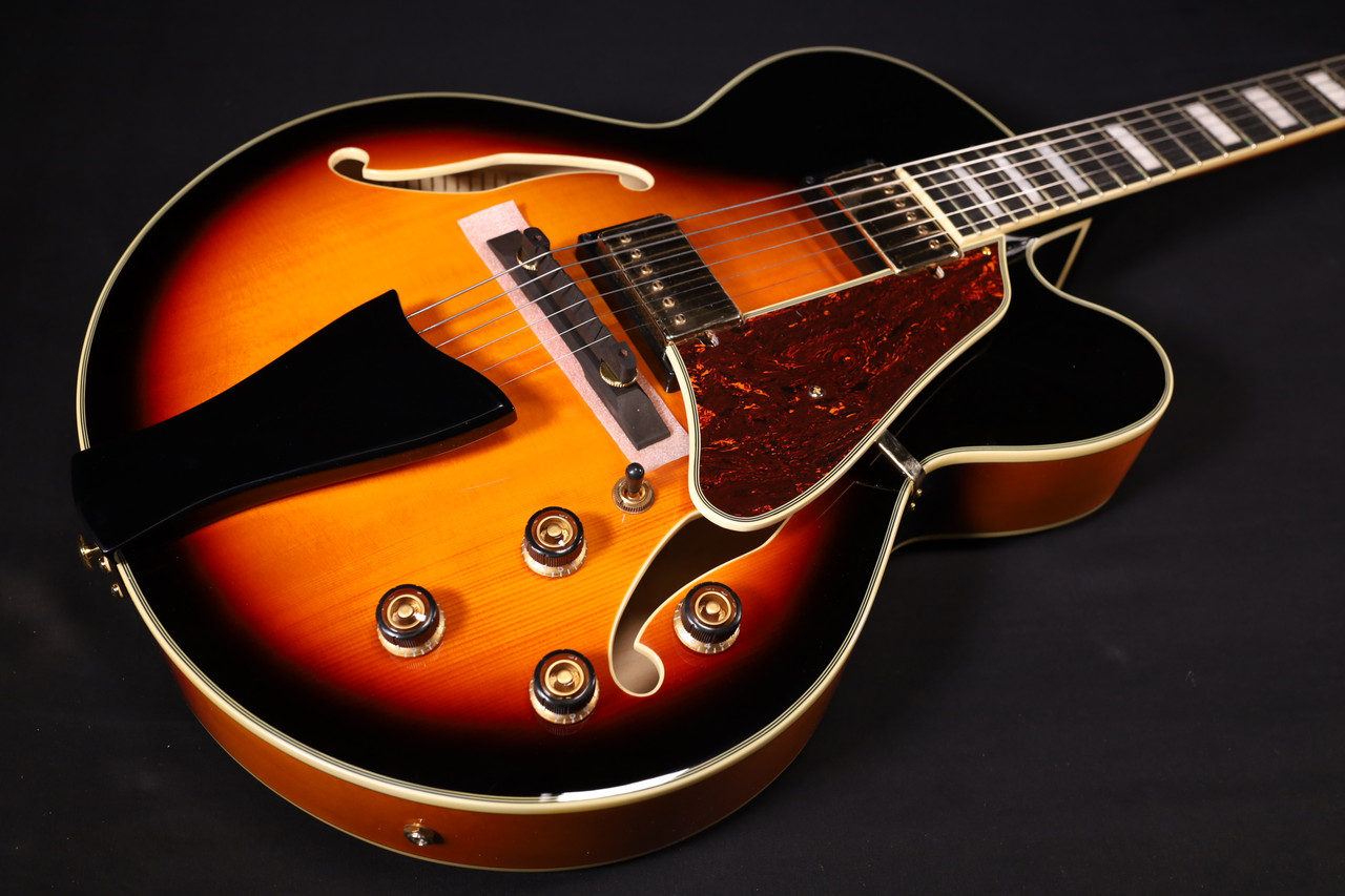 ギター Ibanez Artcore Expressionist AF95-BS Ibanez AF95 BS Artcore Expressionist - brown sunburst Hollow-body