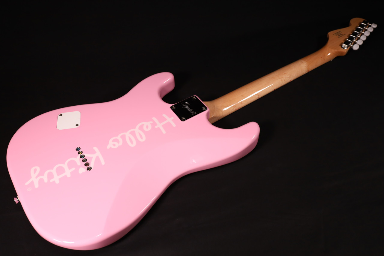 ギター Limited Edition Hello Kitty Stratocaster Squier Limited Edition Hello Kitty Stratocaster Electric Guitar