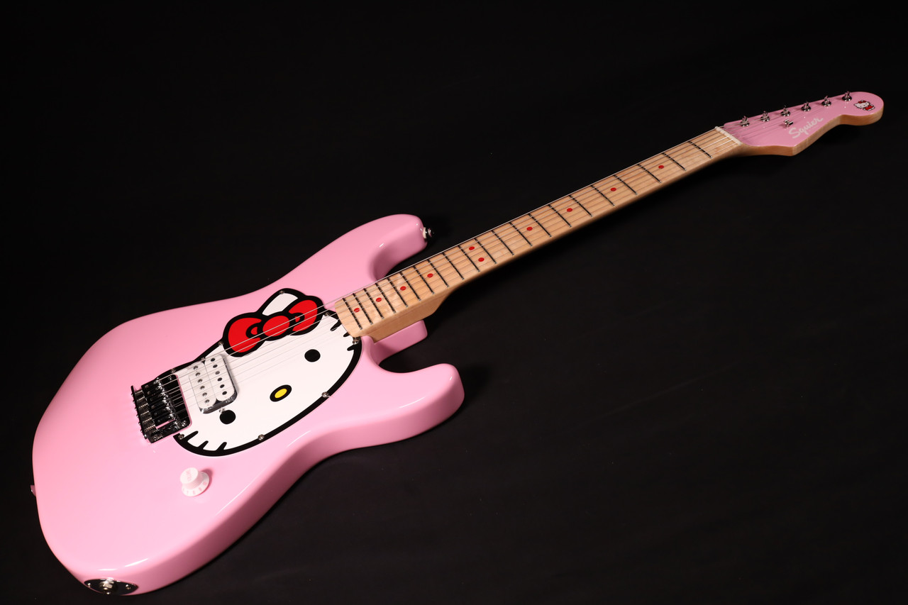 ギター Limited Edition Hello Kitty Stratocaster Squier Limited Edition Hello Kitty Stratocaster | Guitar World