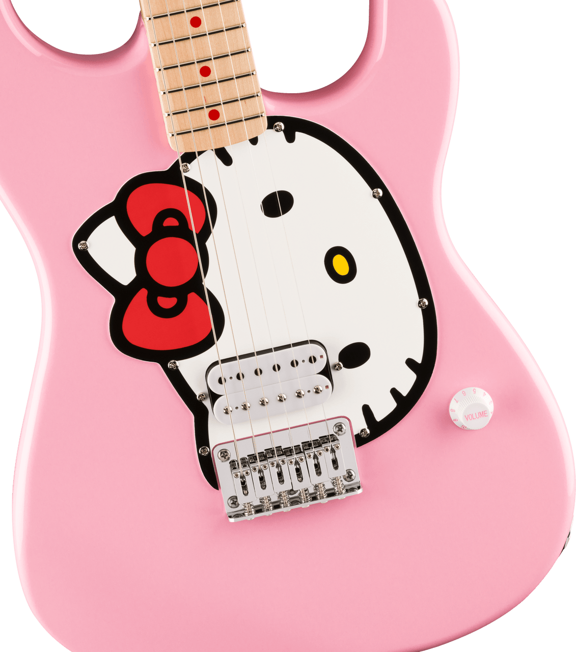 Squier Fender Hello Kitty GUITAR キティ Fender Squier Limited Edition Helly Kitty Stratocaster