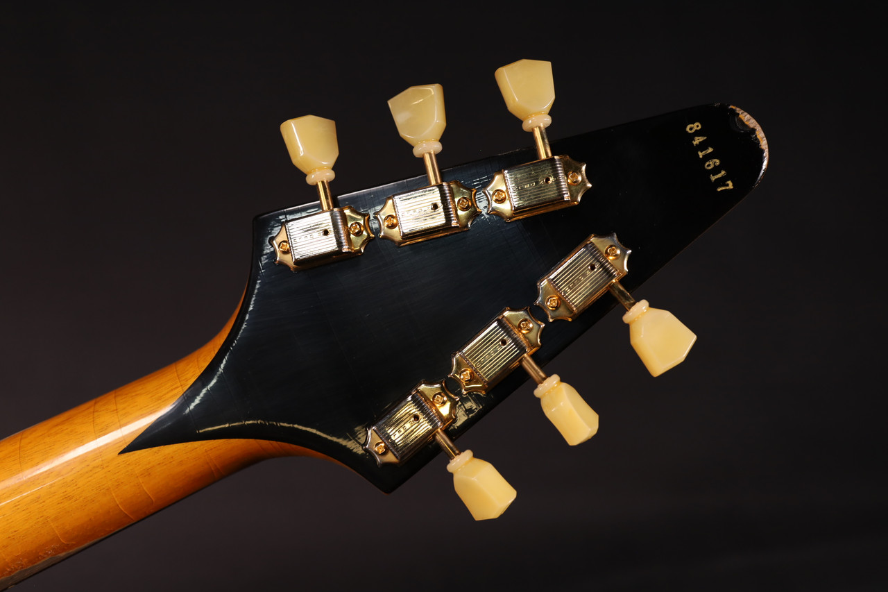 Gibson Custom Shop CUSTOM ORDER 58 Korina Flying V Black Pcikguard