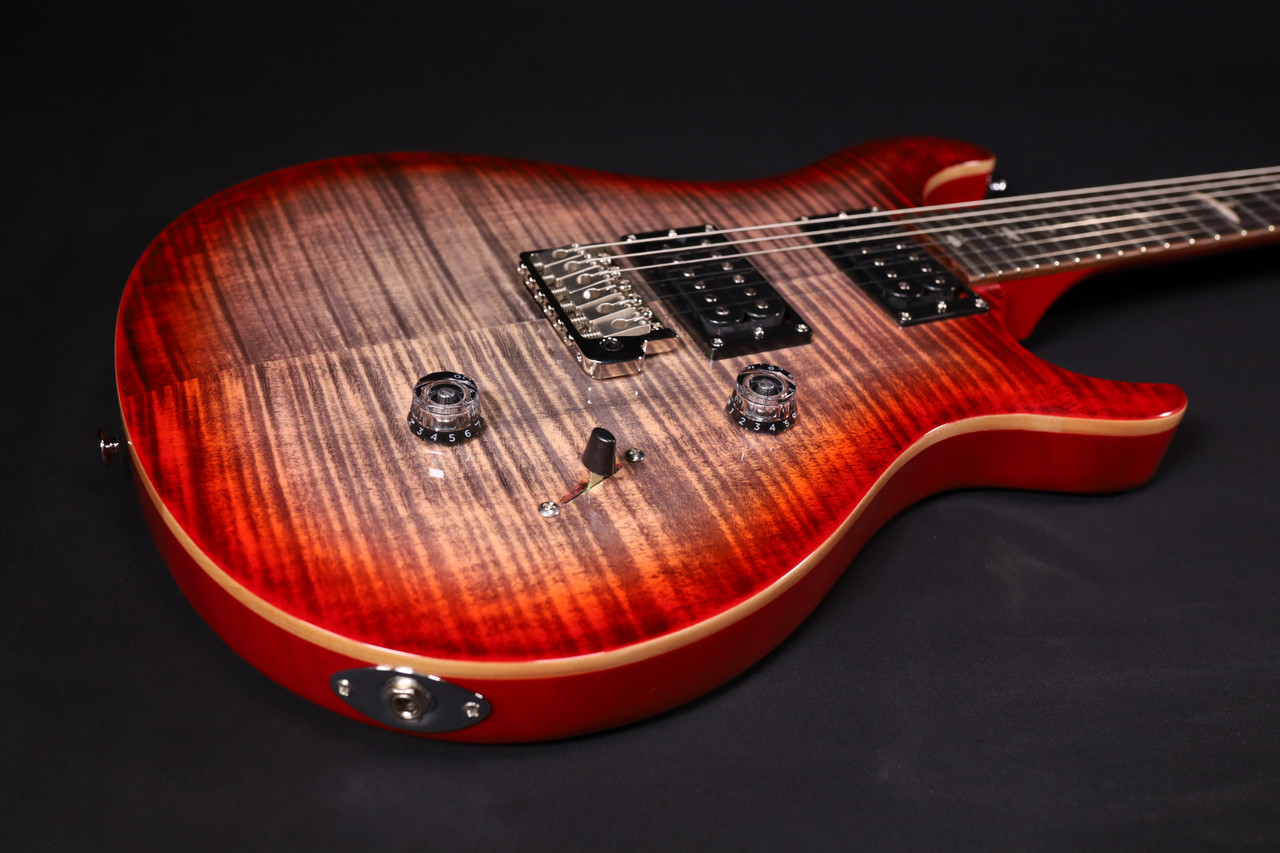 PRS SE Custom 24 Charcoal Cherry Burst 550 - Liberty Music