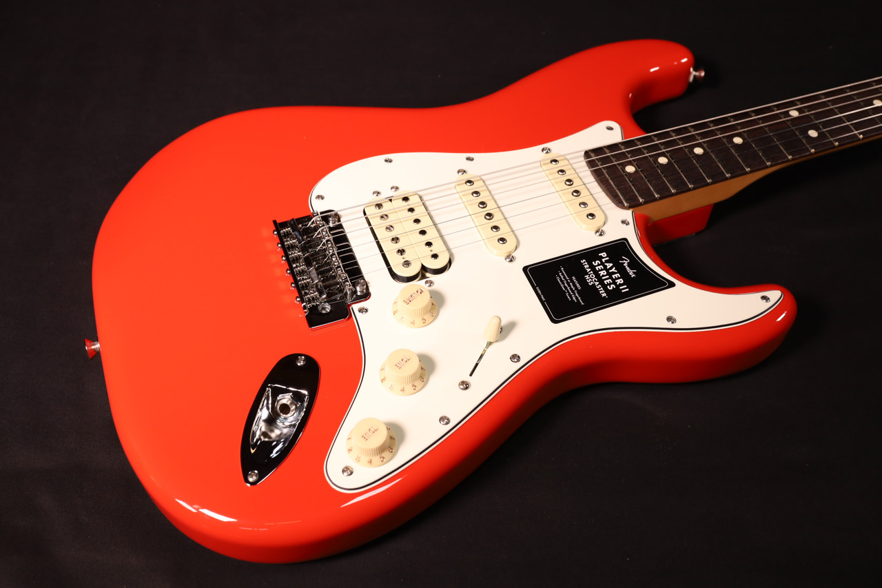 Fender Player II Stratocaster HSS Rosewood Fingerboard Coral Red