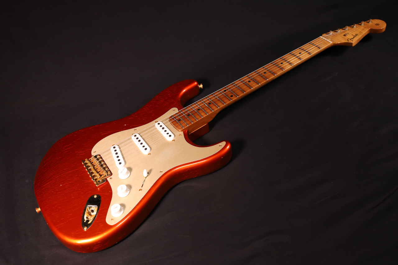 REDMAN POWER CANDY ゴールド Fender Custom Shop Limited '55 Dual-Mag Strat, Relic, Candy