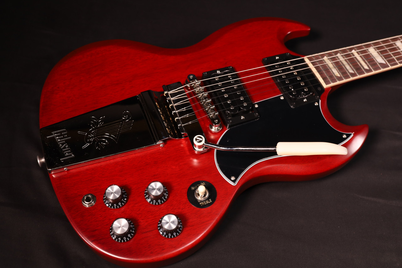 Gibson SG Standard '61 Faded Maestro Vibrola Vintage Cherry USA