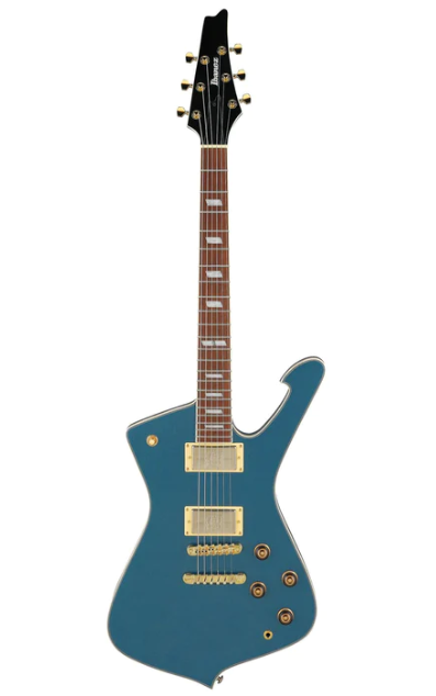 Ibanez Iceman 6str Electric Guitar w/Bag - Antique Blue Metallic