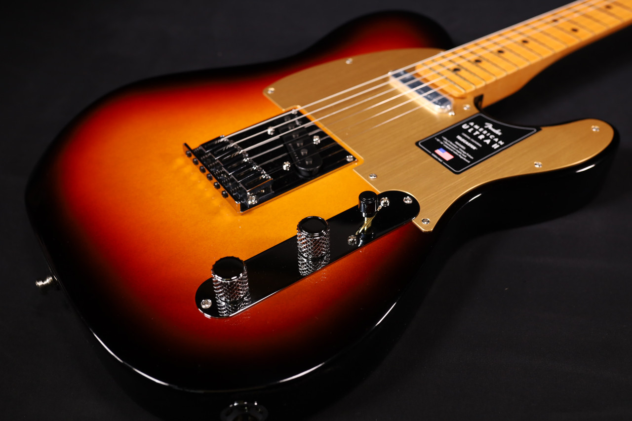 ギター Fender USA AmericanUltra II Telecaster Fender American Ultra II Telecaster Ebony Fingerboard