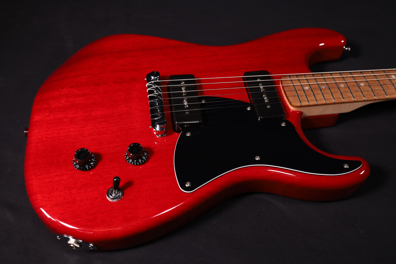 Squier Paranormal Strat-O-Sonic Crimson Red Transparent 151 USED