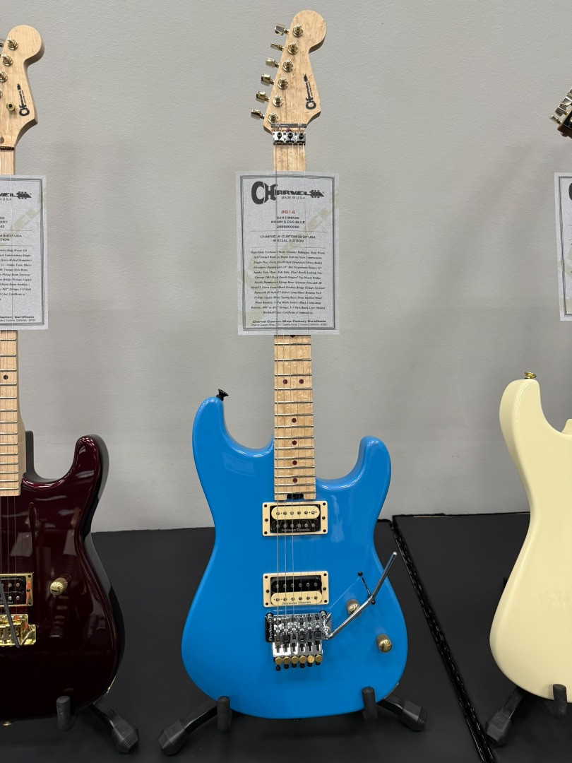 CHARVEL CUSTOM SHOP USA - SPECIAL EDITION SAN DIMAS - ROBIN'S EGG