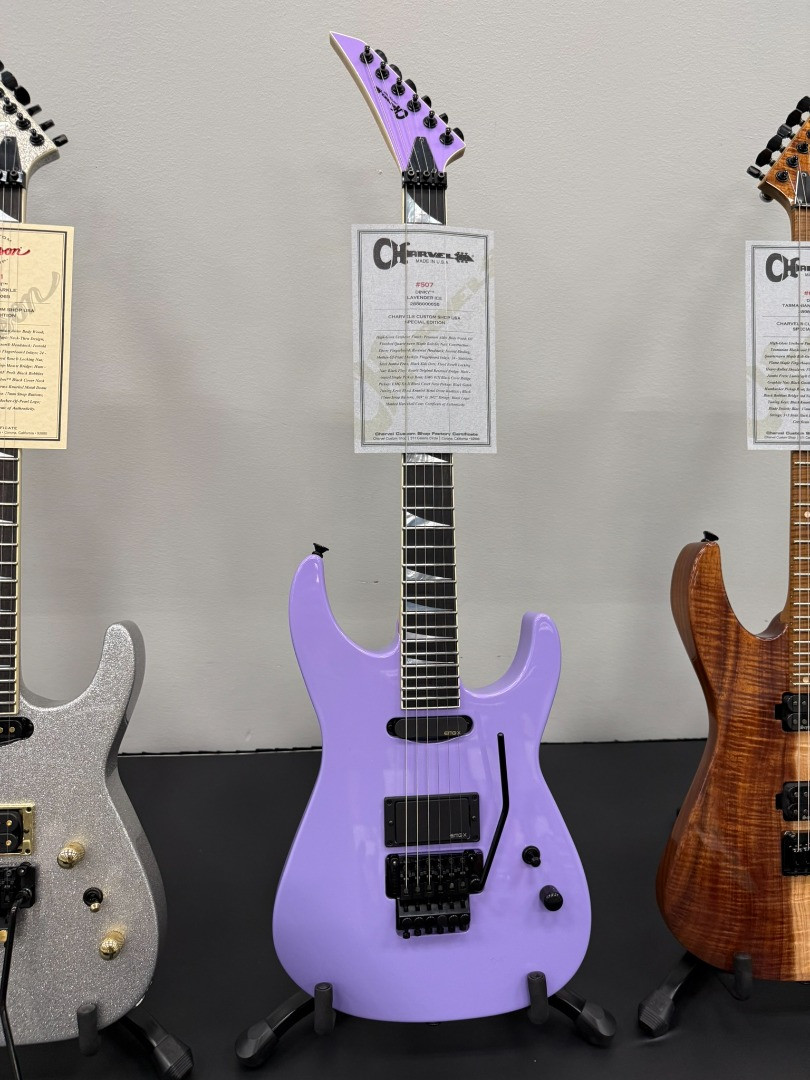 CHARVEL CUSTOM SHOP USA, SPECIAL EDITION DINKY, LAVENDER ICE NAMM