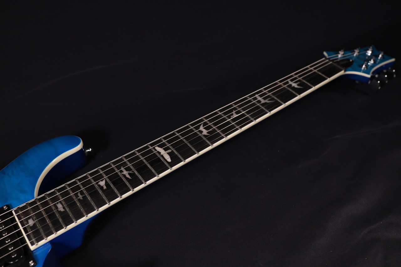 PRS SE Custom 24-08 Quilt - Lake Blue 508 - Liberty Music