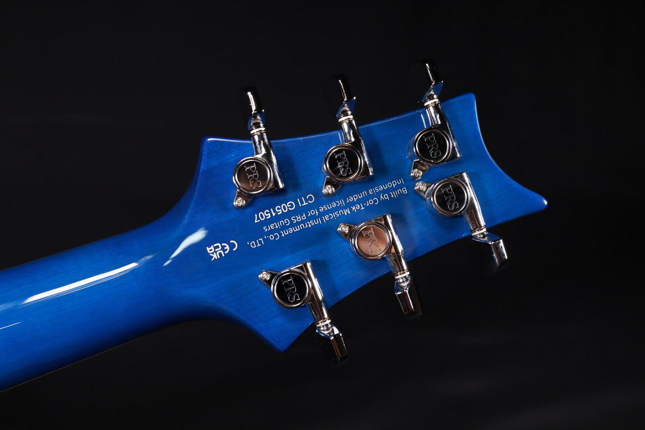 PRS SE Custom 24-08 Quilt - Lake Blue 508 - Liberty Music