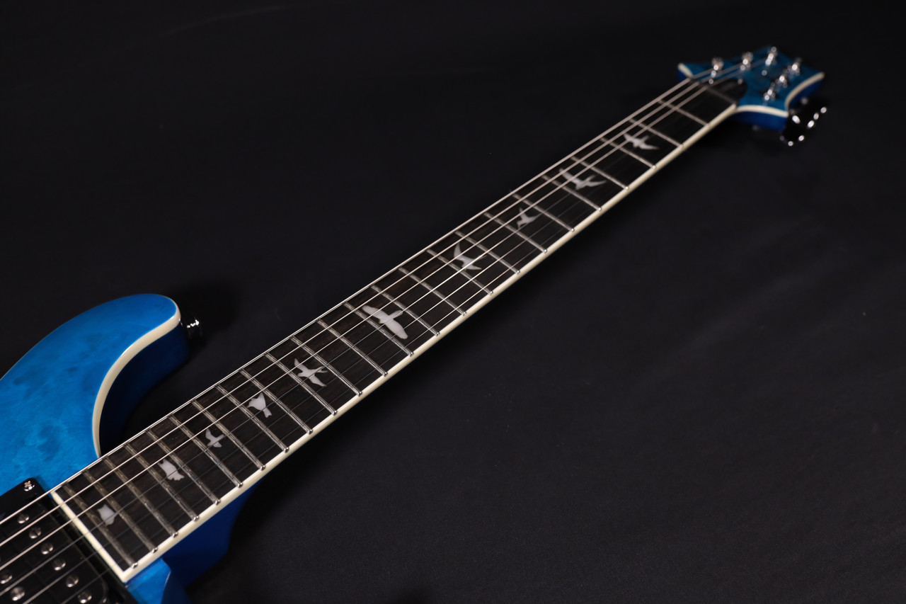 PRS SE Custom 24-08 Quilt Lake Blue 508 - Liberty Music