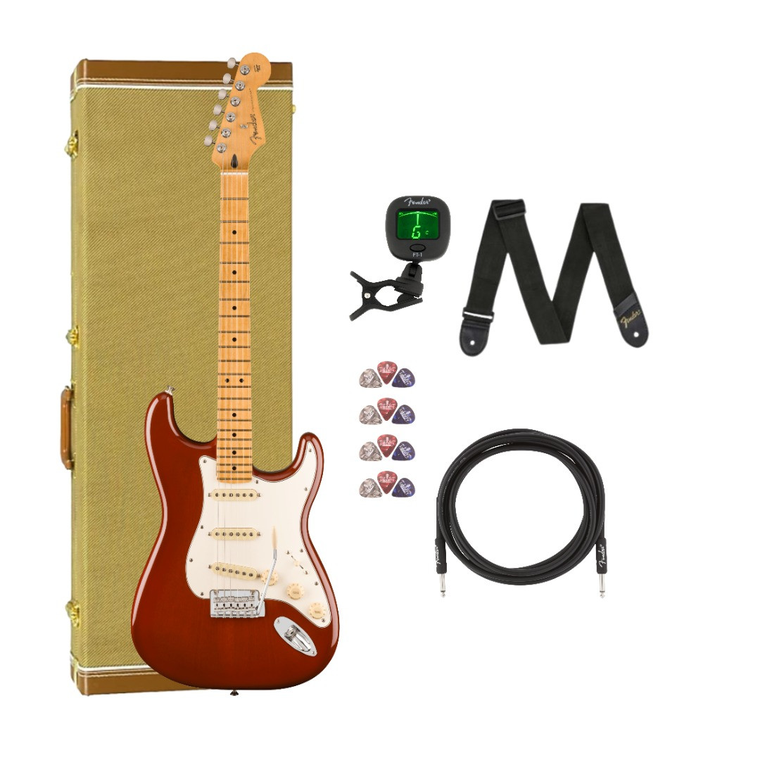 Fender Player II Stratocaster 純正ソフトケース付き Fender Player II Stratocaster Maple Fingerboard Transparent Mocha