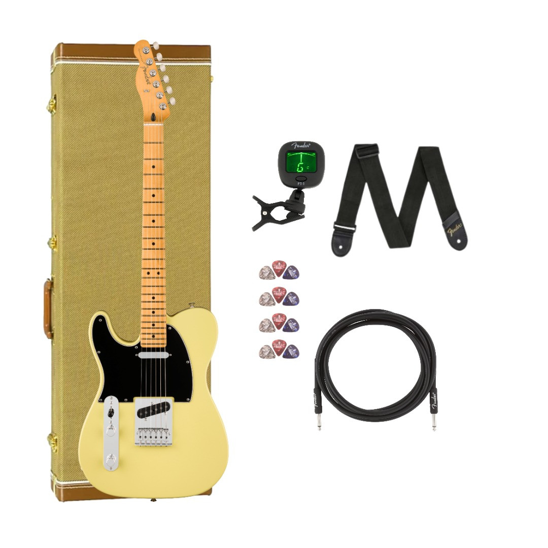 Fender Player II Telecaster HH Rosewood Fingerboard Black Bundle