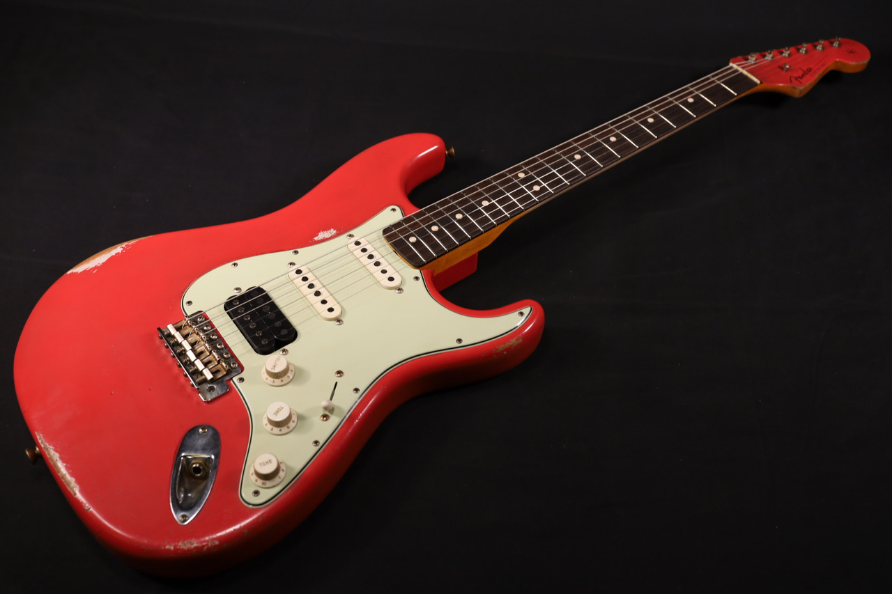 Fender Custom Shop 1963 Stratocaster HSS Relic Fiesta Red