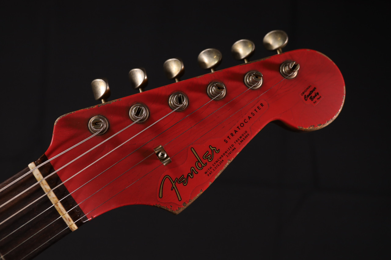 Fender Custom Shop 1963 Stratocaster HSS Relic Fiesta Red