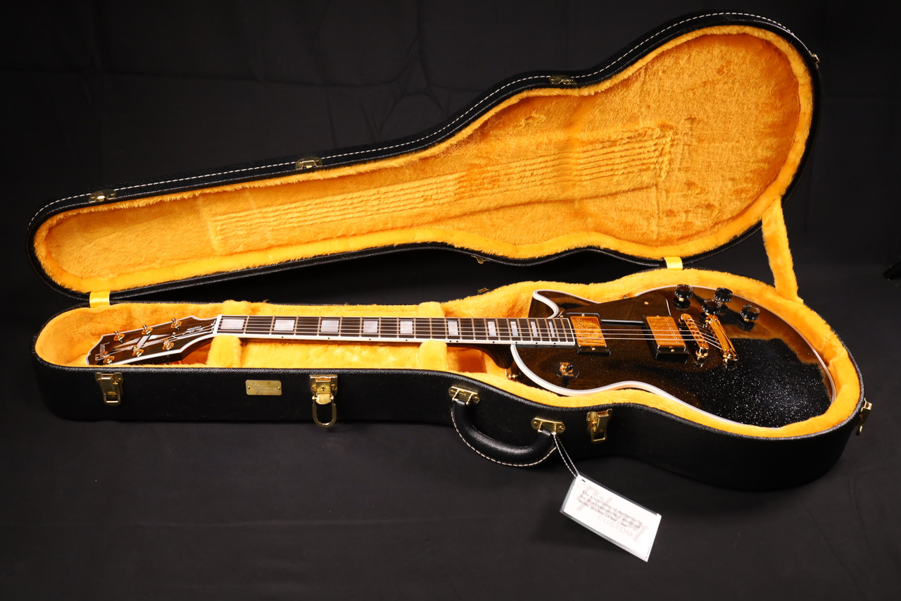 Gibson Custom Shop M2M Les Paul Custom Black Sparkle Gloss Gold