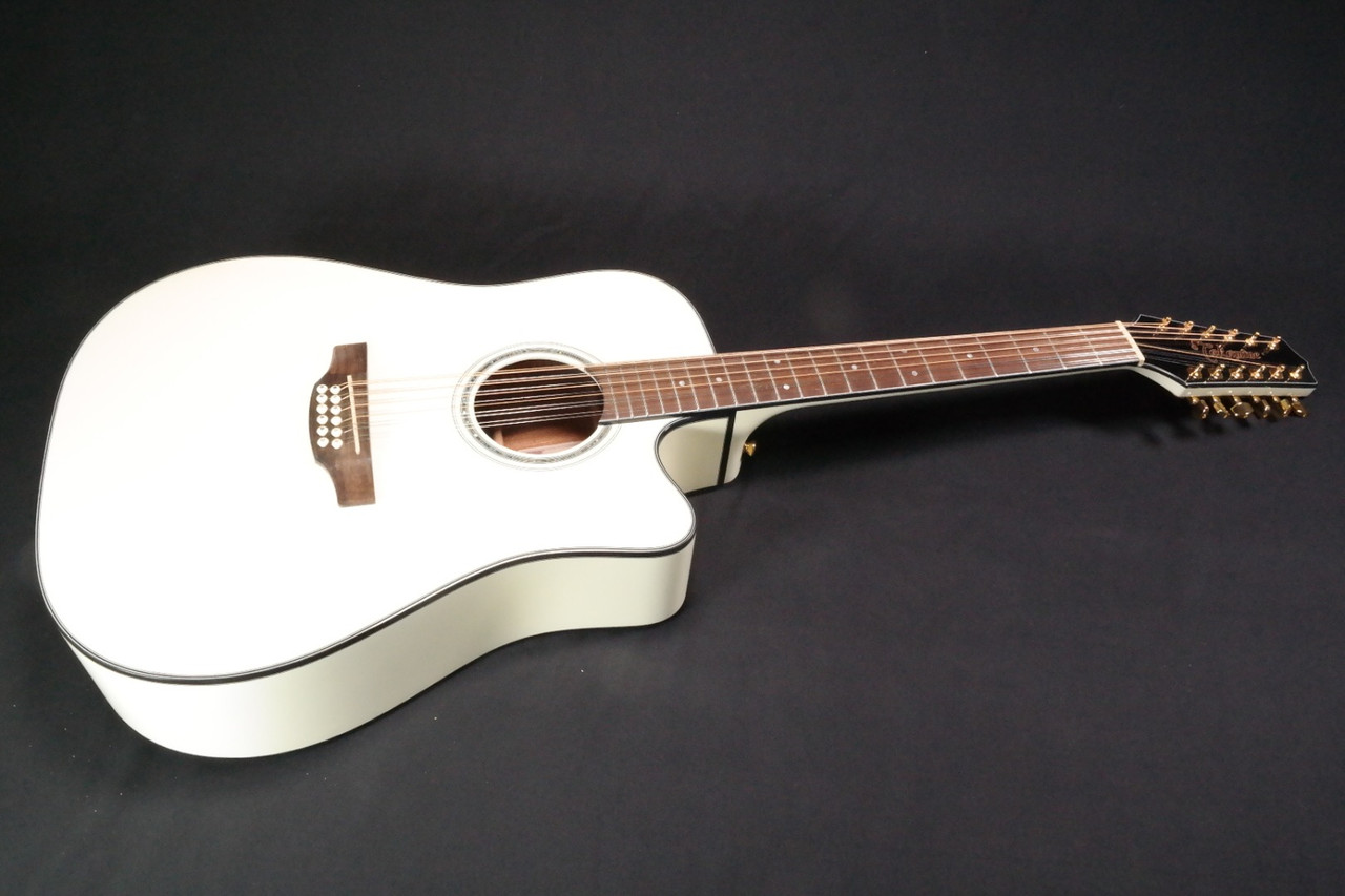 Takamine GD35CE-12 Dreadnought Acoustic-Electric Guitar! Pearl White! IN STOCK