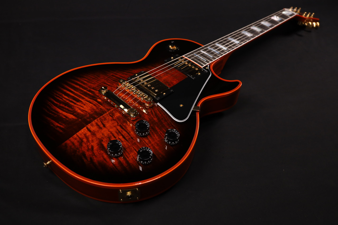Gibson Les Paul Custom Figured, HAND SELECTED TOP, Orange Widow
