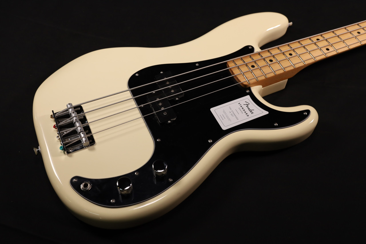 Fender Standard Precision Bass Maple Fingerboard Black Pickguard